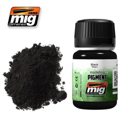 [ MIG3001 ] Mig Modelling Pigment Black 35ml