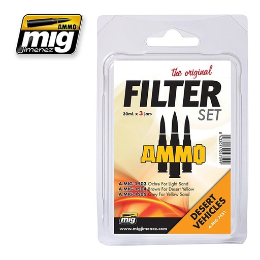 [ MIG7451 ] FILTER SET FOR DESERT VEHICLES