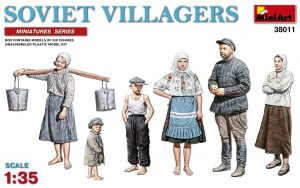 [ MINIART38011 ] SOVIET VILLAGERS 1/35