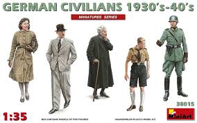 [ MINIART38015 ] GERMAN CIVILIANS 1930-40 1/35
