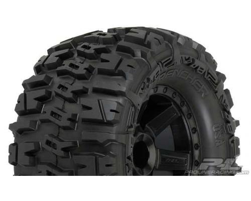 [ PR1170-12 ] trencher 2.8 all terrain tires mounted on desperado black wheels