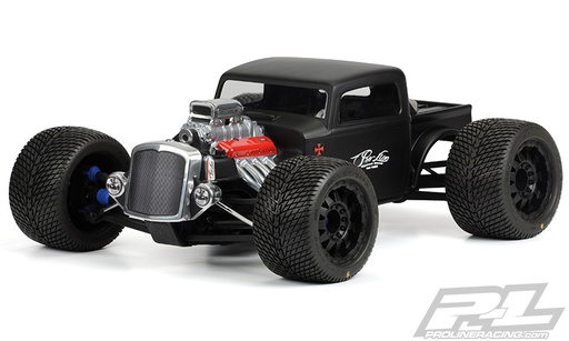 [ PR3410-00 ] rat rod clear body for revo & summit