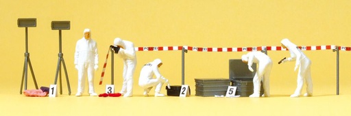 [ PRE10576 ] Preiser crime scene investigation CSI 1/87
