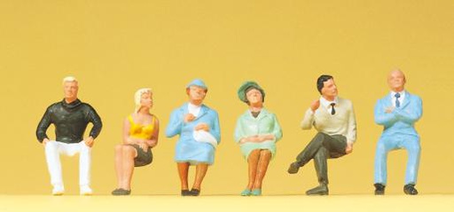 [ PRE68209 ] Preiser seated persons 1/50