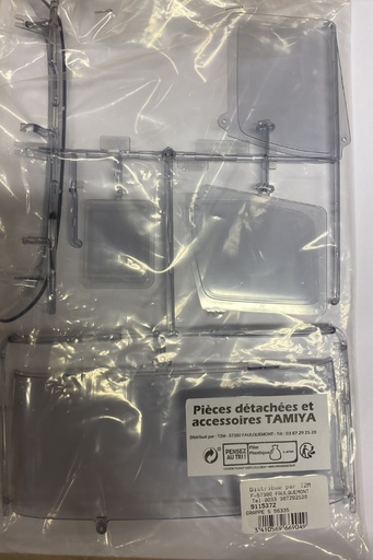 [ T9115372 ] Tamiya S parts Actros (vensters)
