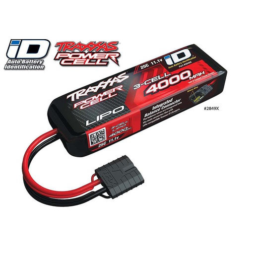 [ TRX-2849X ] Traxxas lipo 11.1V 4000mah 25c all models ID