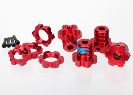 [ TRX-5353R ] Traxxas wheel hubs 17mm red (4)-TRX5353R