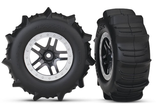 [ TRX-5891 ] Traxxas tires &amp; wheels glued paddle