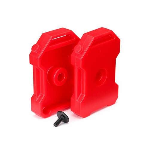 [ TRX-8022 ] Traxxas fuel canisters (red) (2) - TRX8022