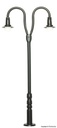 [ VIE-6041 ] Viessmann H0 Straatlantaarn met twee gloeilampen, 2 LED's warmwit 85mm