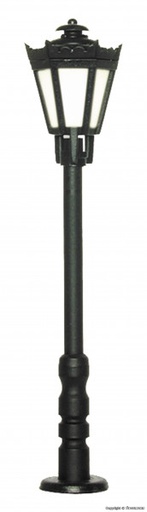 [ VIE-6070 ] Ho parklantaarn zwart  led warm wit 5.6cm  10-16v
