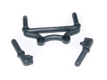 [ YEL12052 ] FRONT+REAR BODY POSTS (STREET/STADIUM/ROCK RACER) 