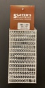 [ SL-1108 ] Slater's Plastikard 8mm lettering and numbers