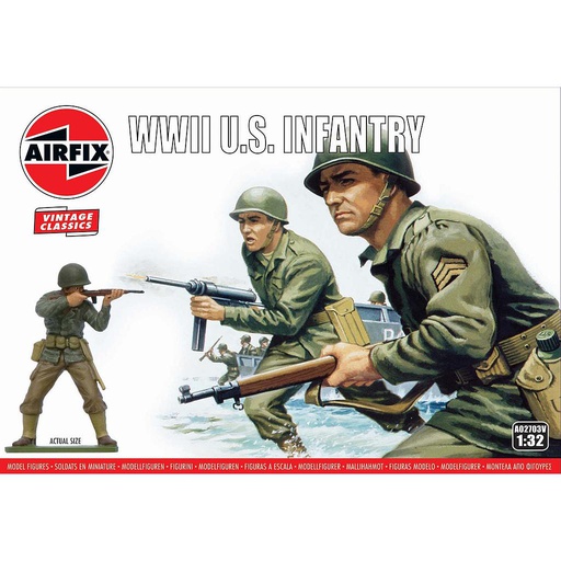[ AIRA02703V ] WW II US INFANTRY 1/32