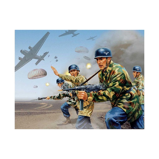 [ AIRA02712V ] Airfix WW II GERMAN PARATROOPS 1/32