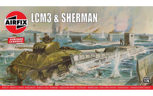 [ AIRA03301V ] Airfix LCM MK III &amp; Sherman 1/76