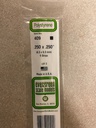 [ EG409 ] Evergreen styrene strip 6,3x6,3x610 mm ( 5s.)