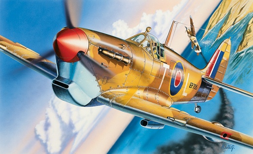 [ ITA-0001S ] Italeri spitfire Mk.Vb  1/72