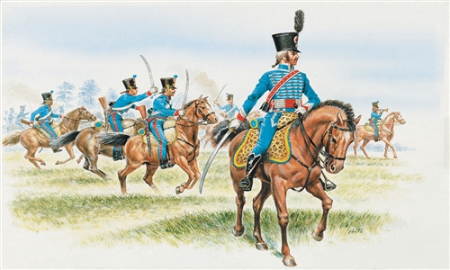 [ ITA-6008S ] Italeri French Hussars 1/72