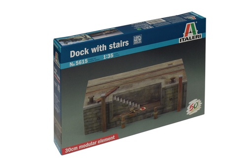 [ ITA-5615S ] Italeri Dock with stairs 1/35