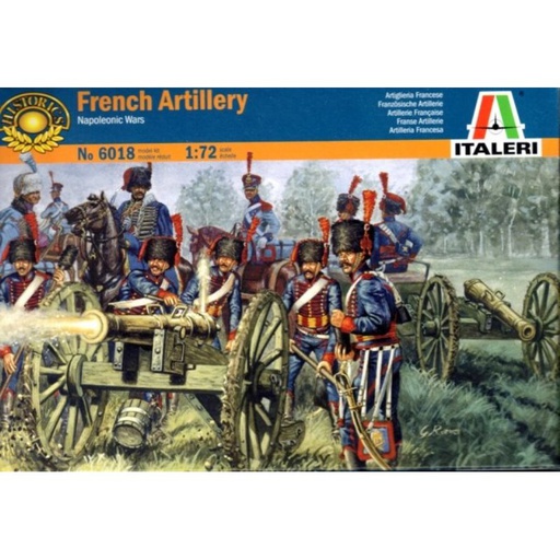 [ ITA-6018S ] Italeri French artillery (Napoleonic wars) 1/72