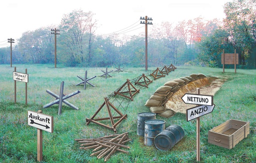 [ ITA-6049S ] Italeri Battlefield accessories 1/72