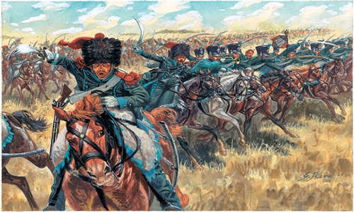 [ ITA-6080S ] Italeri French light cavalry 1/72