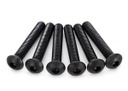 [ TRX-2597 ] Traxxas Screws, 4x55mm button-head machine (hex drive) (6)