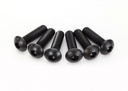 [ TRX-2594 ] Traxxas Screws, 4x15mm button-head machine (hex drive) (6) - TRX2594