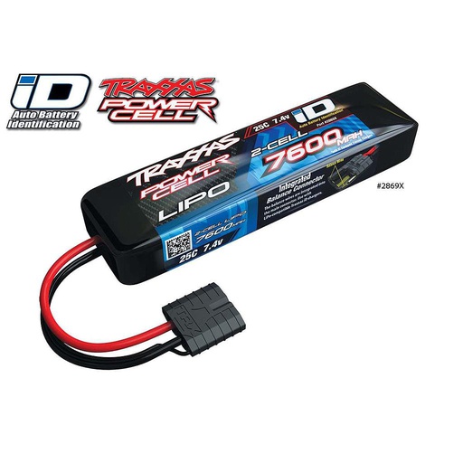 [ TRX-2869X ] Traxxas power cell lipo 7600Mah 7.4V 2s 25C