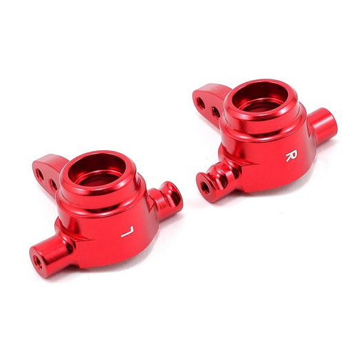 [ TRX-6837R ] Traxxas Steering blocks, 6061-t6 aluminium, left &amp; right (RED)