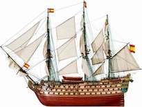 [ AL22905N ] Artesania Latina Santa Ana (trafalgar 1805)