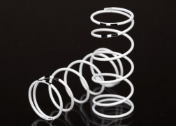 [ TRX-7444 ] Traxxas spring shock white (gtr long) 0.767 rate black