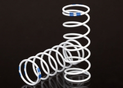 [ TRX-7449 ] Traxxas Spring, shock, white (GTR xx-long) (1.004 rate blue) (1 pair) - TRX7449