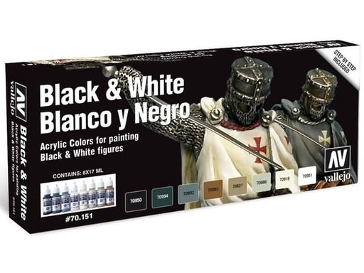 [ VAL70151 ] Vallejo Black & White (8) by Angel Giraldez