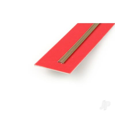 [ KS9830 ] K & S messing buis 1mm x .225mm 30cm 4st