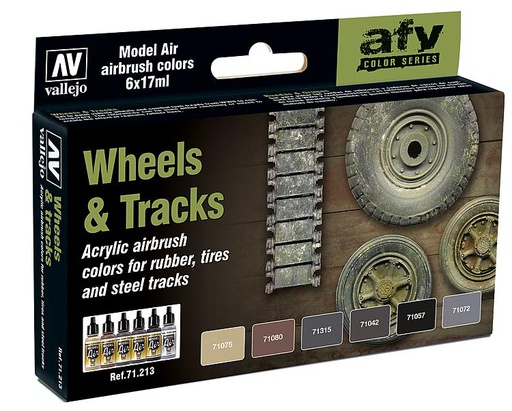 [ VAL71213 ] Vallejo Wheels & Tracks (6)