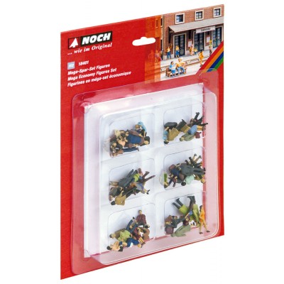 [ NO18401 ] Noch mega-set figuren - 60st
