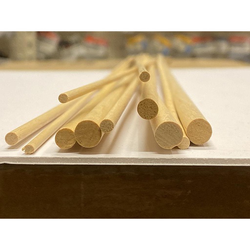 [ RAMINROND5MM ] Ramin hout rond 5mm x 1 meter