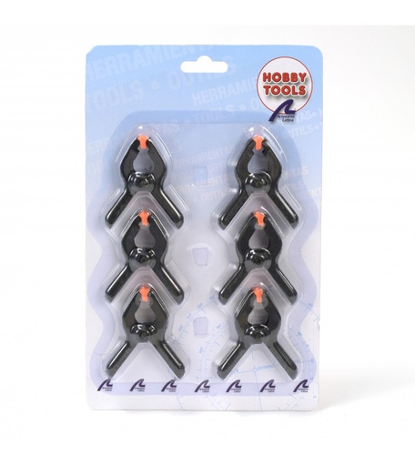 [ AL27200 ] Artesania Latina spanklemmen 60mm  6st