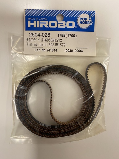 [ H2504-028 ] Hirobo Timing Belt 60S3M1572