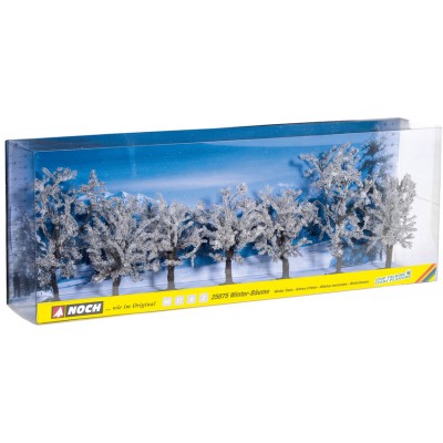 [ NO25075 ] Noch Winterbäume, 7 Stück, 8 - 10 cm hoch