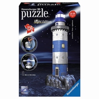 [ RAV125777 ] Vuurtoren bij nacht 3d puzzel