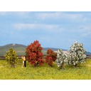 [ NO25420 ] Noch Struiken, bloeiend, 5 Stuks, 3 - 4 cm hoog
