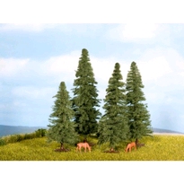 [ NO25232 ] Noch Dennen, 4 Stuks, 8 - 12 cm hoog