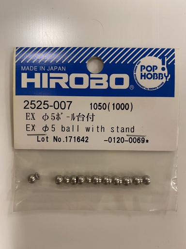 [ H2525-007 ] Hirobo EX ∅5 ball with stand