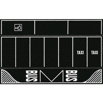 [ NO60718 ] Noch Parkeerplaats, Asphalt, 2 Stuks,  22 x 14cm