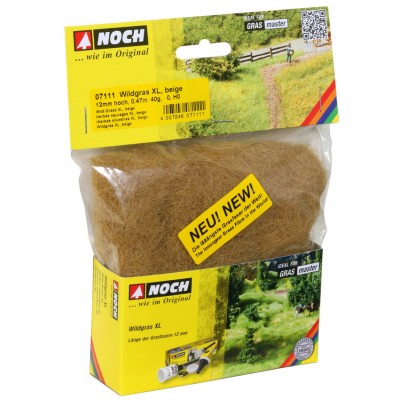 [ NO07111 ] Noch Wildgras XL, beige, 12 mm