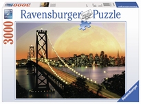 [ RAV170395 ] San fransisco bij nacht 3000 stukjes