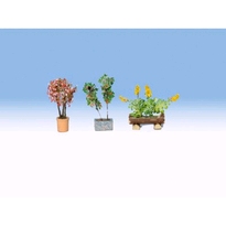 [ NO14014 ] Noch Zierpflanzen in Blumenkübeln